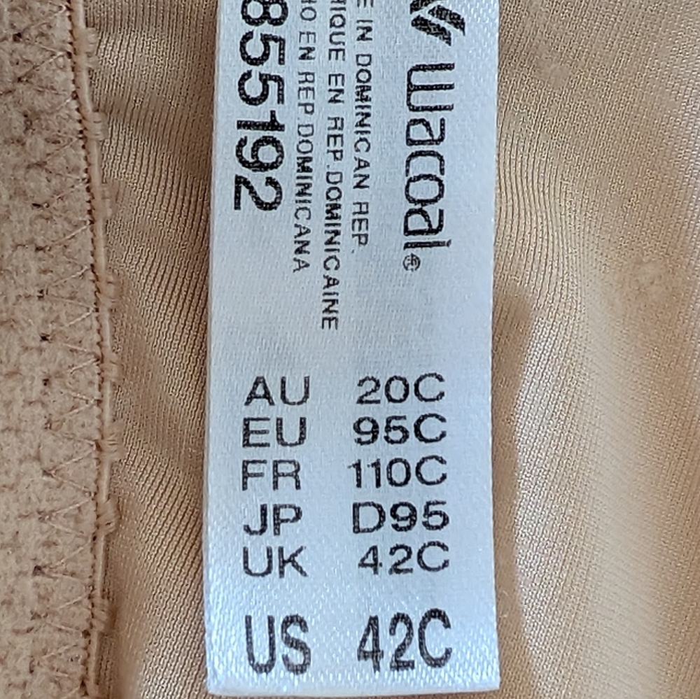 Wacoal Beige Basic Beauty Full Coverage Underwire… - image 4